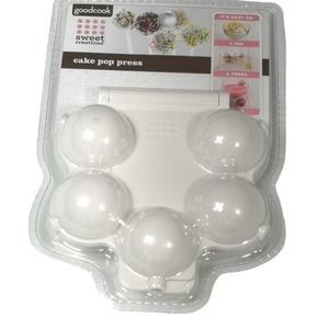 Goodcook Sweet Creations Round Cake Pop Press Mold  New